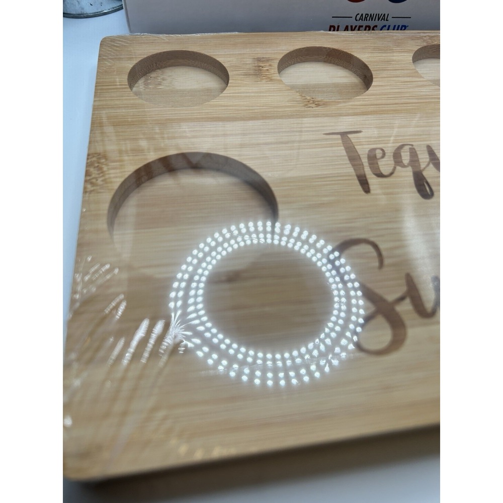 Carnival Players Club Shot glasses and Tequila Shot Tray - Picture 7 of 10